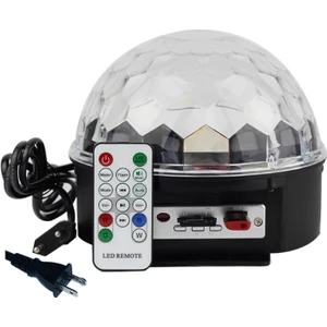 Led Disko Topu Sd Kart Ve Usb Girişli Disko Işıklı Hoparlör