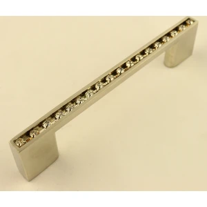 Gürcay Sıralı Taşlı Lama Kulp 96mm İnoks (2 Adet)