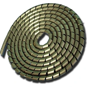 Kablo Düzenleyici Koruyucu Spiral No: 6 - 20 Mm Rulo Kalın Siyah 50 Mt