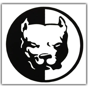 Tvet Pitbull Yazı Araba Oto Sticker ( 6Cm * 6Cm )