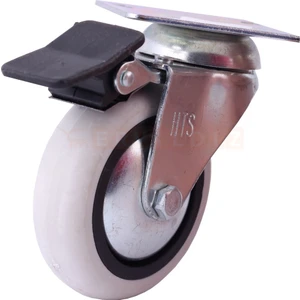 353 Tablalı Frenli Mobilya Tekeri 75 x 25