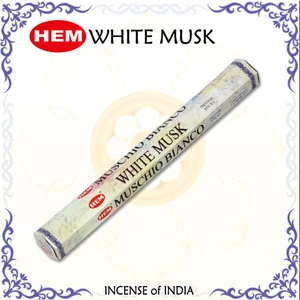 Hem Beyaz Misk Tütsü White Musk Incense Sticks - 20 Çubuk