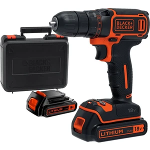 Black & Decker BDCDC18KB 18Volt/1.5Ah Li-ion Çift Akülü Vidalama