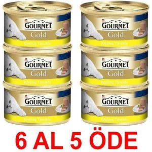 Gourmet Gold Kiyilmiş Tavuklu Konserve Kedi Mamasi 85 Gr (6 Al 5 Öde)