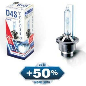D4S 6000K Xenon Ampul +50 Fazla Işık
