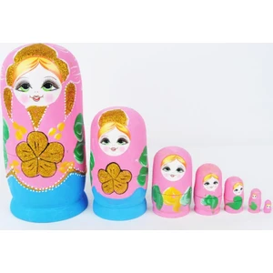 Ahşap Matruşka Bebek 7'li Set