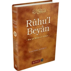 Ruhu'l Beyan, Kur’An Meali Ve  Tefsiri - 23 - İsmail Hakkı Bursevi