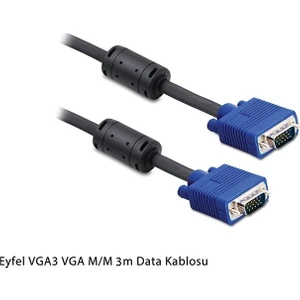 Vga M/M 3M Filtreli Data Kablosu Vga3