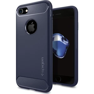 Apple iPhone 8 - iPhone 7 Kılıf Rugged Armor Midnight Blue - 042CS21188