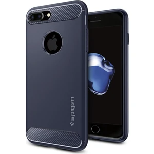 Apple iPhone 8 Plus - iPhone 7 Plus Kılıf Rugged Armor Midnight Blue - 043CS21190