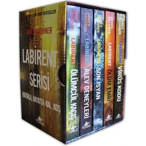 Labirent Serisi Kutulu: Ölümcül Kaçış - Alev Deneyleri - Son İsyan - 5 Kitap- James Dashner