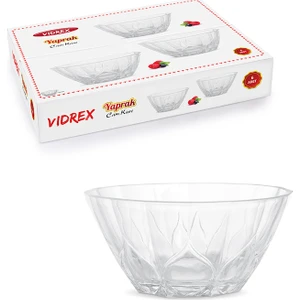 Yaprak 6'lı Cam Kase 10 cm