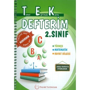 Palme Yayıncılık 2. Sınıf Tek Defterim Test Ve Sınav Ekli