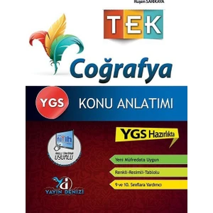Yayın Denizi Yayınları YGS Tek Coğrafya Konu Anlatımlı Cep Kitabı