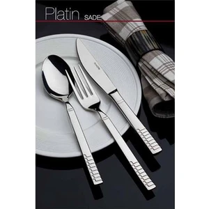 Platin Sade 12'Li Yemek Çatalı