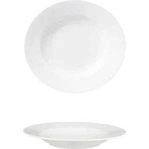 Güral Porselen Köşeli&Yeni Otel 21 Cm Çukur Tabak 12 Adet