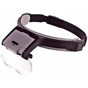 Çift Lens Takmalı 4 Lens Led Lambalı Şapka Tip Büyüteç