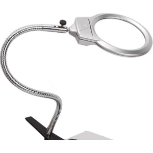 Mandallı Ayarlanabilir Başlıklı Led Işıklı Büyüteç 130Mm