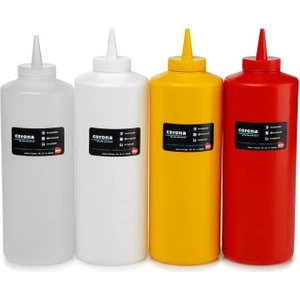 Corona Professional  Ketçap & Mayonez Şişe Kapaklı 950 ml Beyaz BO2105