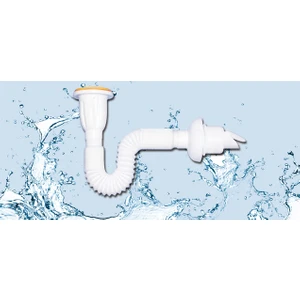 Çekvalfli Körüklü Lavabo Sifonu
