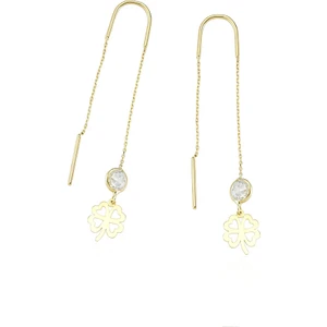 Altın Yonca Küpe Cm0428