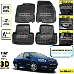 Fiat Linea 3D Oto Paspas Seti