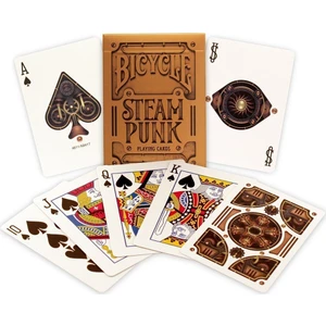 Steampunk Bronze Poker İskambil Oyun Kartı Kağıdı Destesi Koleksiyonluk Cardistry Kartları
