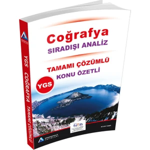 Sıradışı Analiz YGS Coğrafya Tamamı Çözümlü Konu Özetli Soru Bankası - Bülent Demir