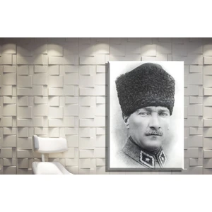 Pia Hediyelik Pia Kanvas Tablo Atatürk Model