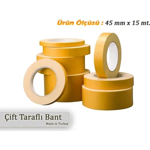 Çift Taraflı Bant ( 45 Mm X 15 Mt. )