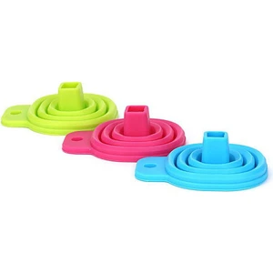 Silicone Folding Funnel Katlanır Huni Büyük Boy