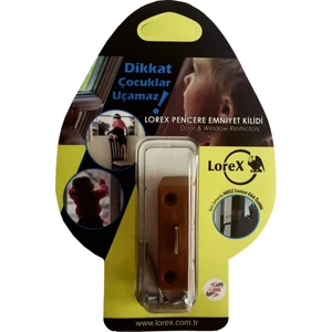 Lr-Wk Pencere Hırsız / Çocuk Emniyet Kilidi (Kahverengi)