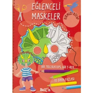 Eğlenceli Maskeler Kırmızı Kitap - Ballon Medıa