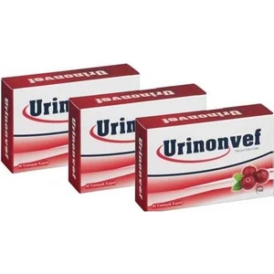 Tab  Urinonvef 30 Tablet Meyve Aromalı - 3 Adet