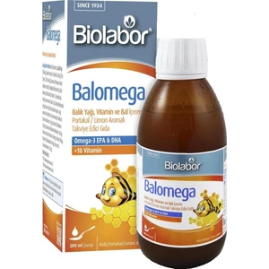 Balomega Ballı Portakal Limon Aromalı Sıvı Takviye Edici Gıda 200 ml