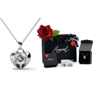 Swarovski® Kalp Kolye (Altın Kaplama) N0452