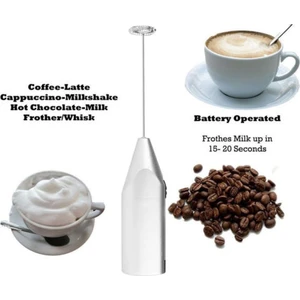 Cappucino Mixer Çok Amaçlı Pilli Mini Mixer Kahve Süt Köpürtücü Karıştırıcı