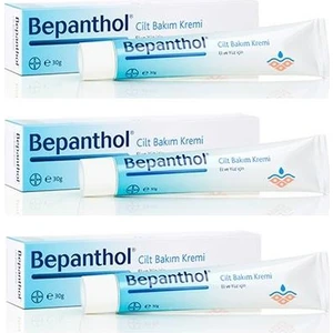 Bayer Bepanthol Cilt Bakım Kremi 30 gr x 3 Kutu
