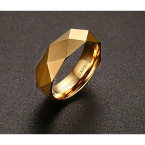 Bayan-Erkek Parlak Aynalı Gold Tungsten Yüzük Dm77 12