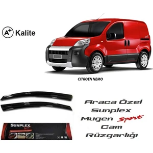 Citroen Nemo Sunplex Mugen Tip 2'Li Cam Rüzgarlığı