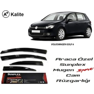 Volkswagen Golf 6 Sunplex Mugen Tip Cam Rüzgarlığı
