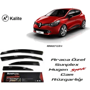 Renault Clio 4'Lü Sunplex Mugen Tip Cam Rüzgarlığı
