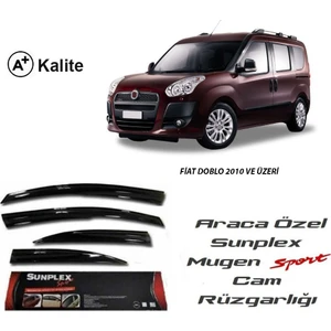 Fiat Doblo 2010 Ve Üzeri Sunplex Mugen Tip 4'Lü Cam Rüzgarlığı