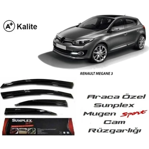 Renault Megane 3 Sunplex Mugen Tip Cam Rüzgarlığı