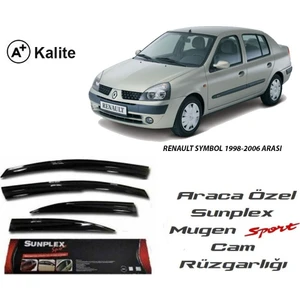 Renault Symbol 1998-2006 Sunplex Mugen Tip 4'Lü Cam Rüzgarlığı
