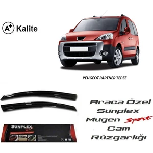 Peugeot Partner Tepee Sunplex Mugen Tip 2'Li Cam Rüzgarlığı