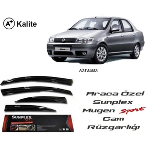 Fiat Albea Sunplex Mugen Tip 4'Lü Cam Rüzgarlığı