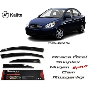 Hyundai Accent Era Sunplex Mugen Tip 4'Lü Cam Rüzgarlığı
