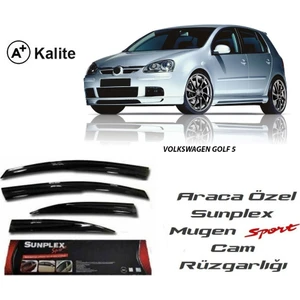 Volkswagen Golf 5 Sunplex Mugen Tip 4'Lü Cam Rüzgarlığı