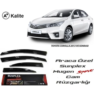 Toyota Corolla 2013 Ve Sonrası Sunplex Mugen Tip 4'Lü Cam Rüzgarlığı